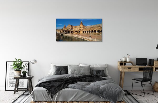 Tablouri canvas piață oraș Spania vechi
