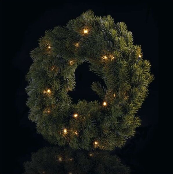 Decorațiune LED de Crăciun 20xLED/2xAA d. 40 cm