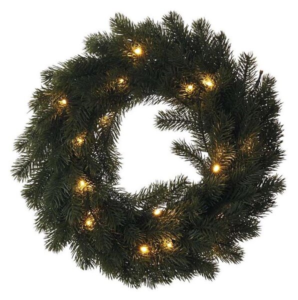 Decorațiune LED de Crăciun 20xLED/2xAA d. 40 cm