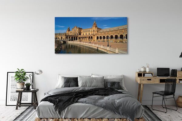 Tablouri canvas piață oraș Spania vechi