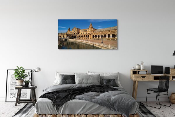 Tablouri canvas piață oraș Spania vechi