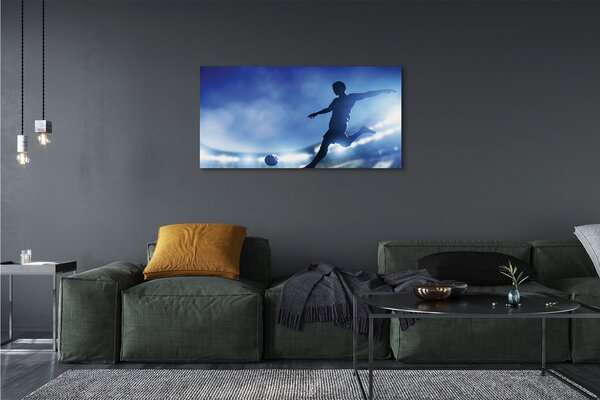 Tablouri canvas Omul de lumină albastră