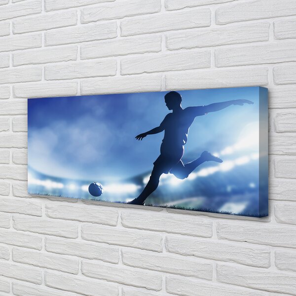Tablouri canvas Omul de lumină albastră
