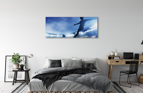 Tablouri canvas Omul de lumină albastră