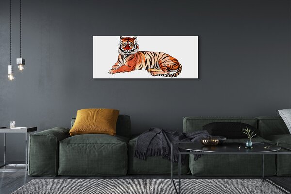 Tablouri canvas tigru pictat