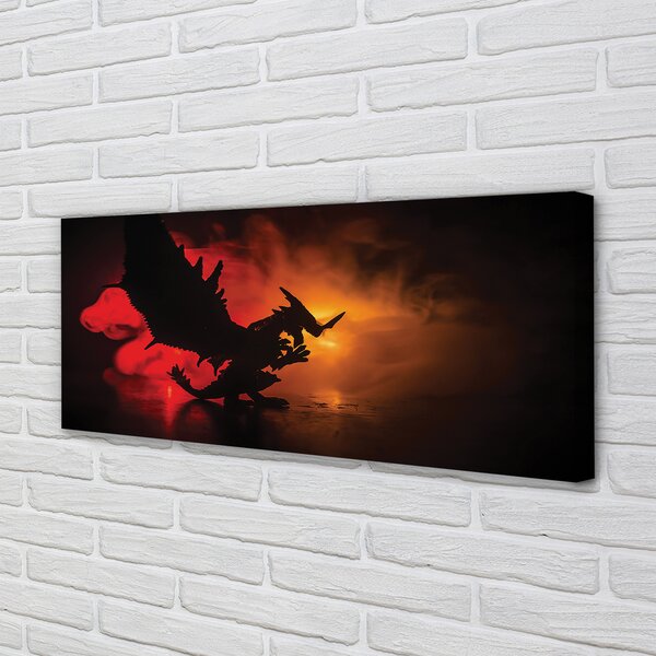 Tablouri canvas nori dragon negru