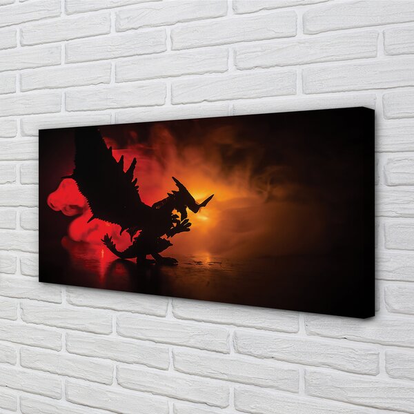 Tablouri canvas nori dragon negru