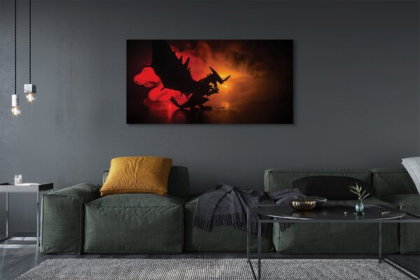 Tablouri canvas nori dragon negru