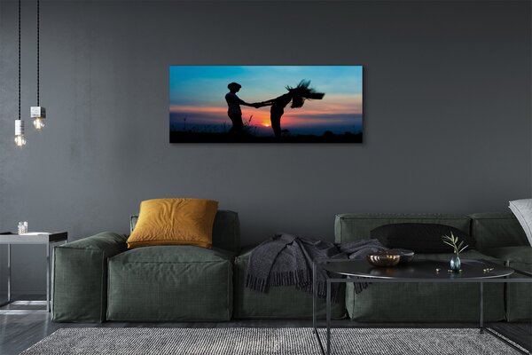 Tablouri canvas Oamenii cer vest