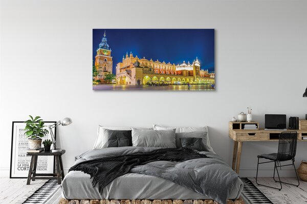 Tablouri canvas Sukiennice noapte