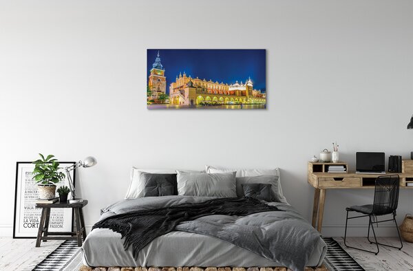 Tablouri canvas Sukiennice noapte