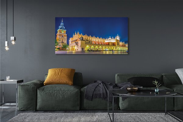 Tablouri canvas Sukiennice noapte