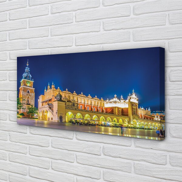 Tablouri canvas Sukiennice noapte