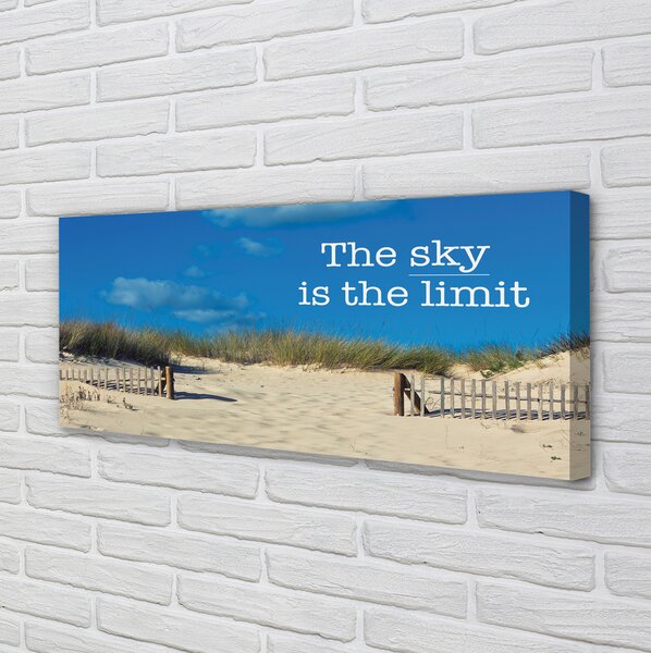Tablouri canvas șir cerul Beach
