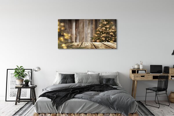 Tablouri canvas lumini pentru pomul de Crăciun Schelet