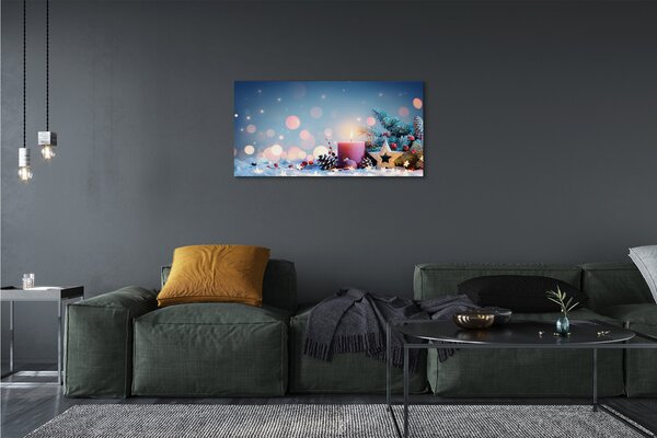 Tablouri canvas Sfânta lumânare de zăpadă