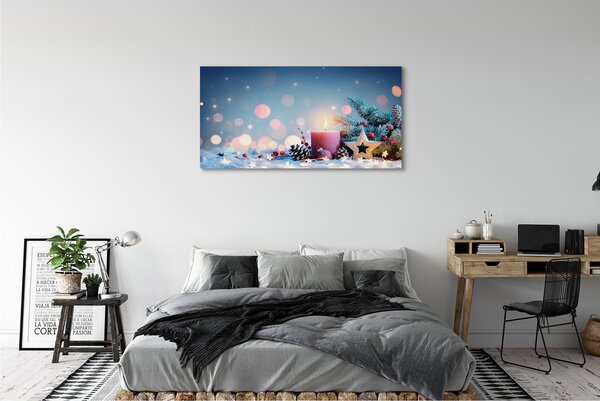 Tablouri canvas Sfânta lumânare de zăpadă