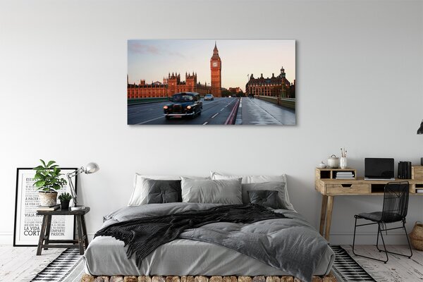 Tablouri canvas mașini de stradă Sky City