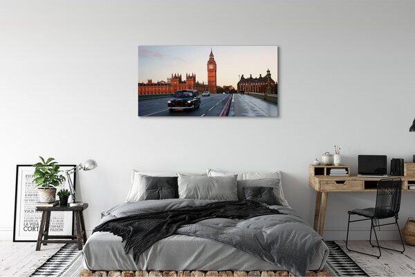Tablouri canvas mașini de stradă Sky City