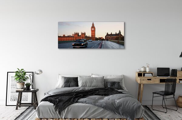 Tablouri canvas mașini de stradă Sky City