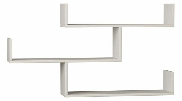 Raft TIBET, alb, PAL melaminat, 119x23x67 cm