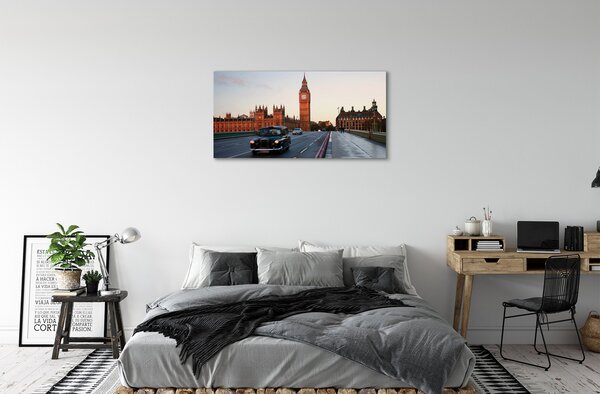 Tablouri canvas mașini de stradă Sky City