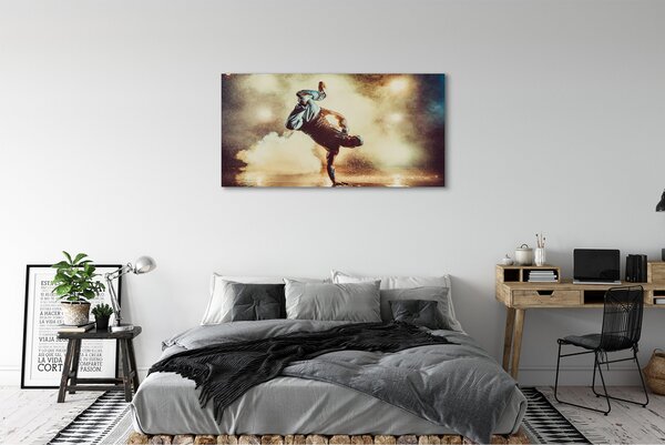 Tablouri canvas dans fum Barbat