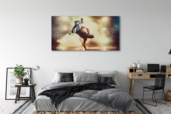 Tablouri canvas dans fum Barbat