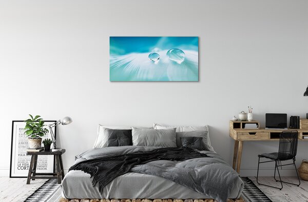 Tablouri canvas Picături de apă macro