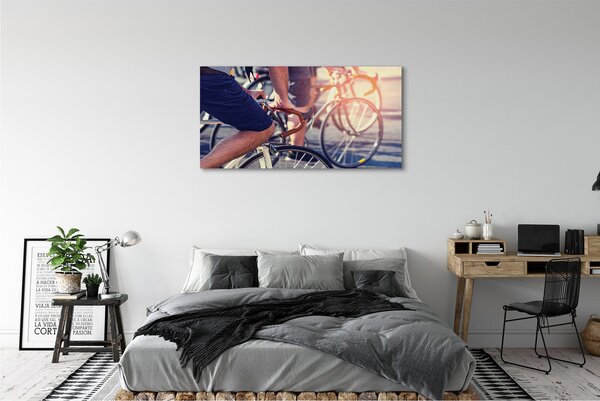 Tablouri canvas biciclişti persoane