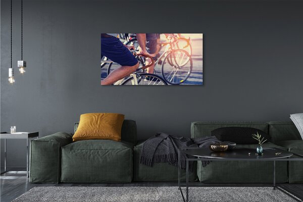 Tablouri canvas biciclişti persoane