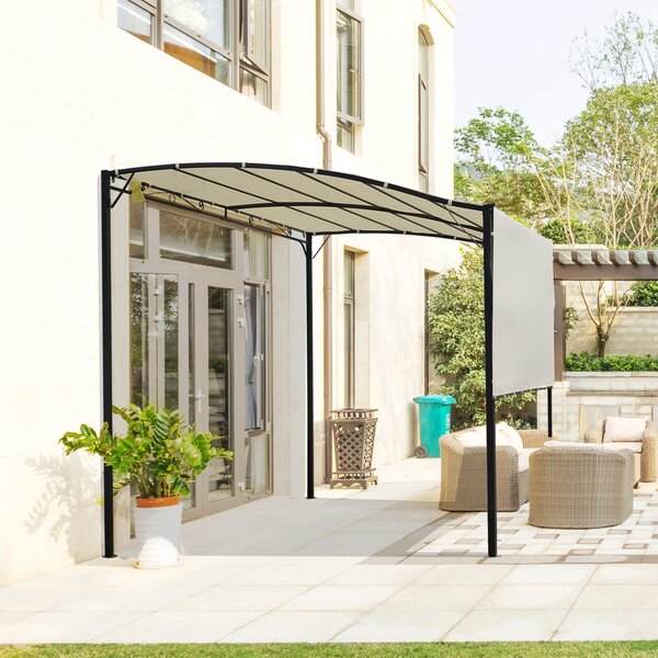 Copertina de gradina Outsunny, 300 x 250 cm, bej | Aosom Romania