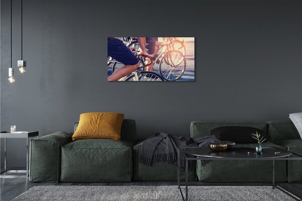 Tablouri canvas biciclişti persoane