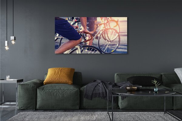 Tablouri canvas biciclişti persoane