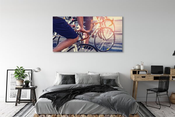 Tablouri canvas biciclişti persoane