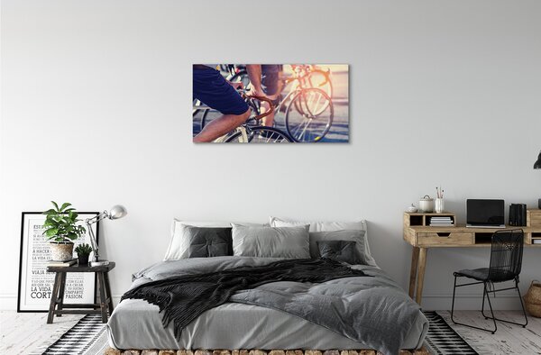 Tablouri canvas biciclişti persoane