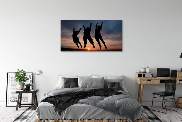 Tablouri canvas Oameni nori West
