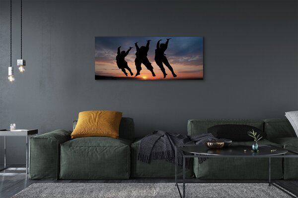 Tablouri canvas Oameni nori West