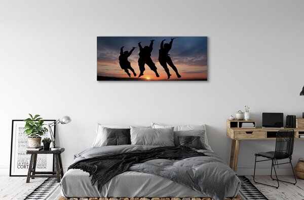 Tablouri canvas Oameni nori West