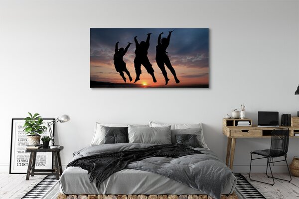 Tablouri canvas Oameni nori West