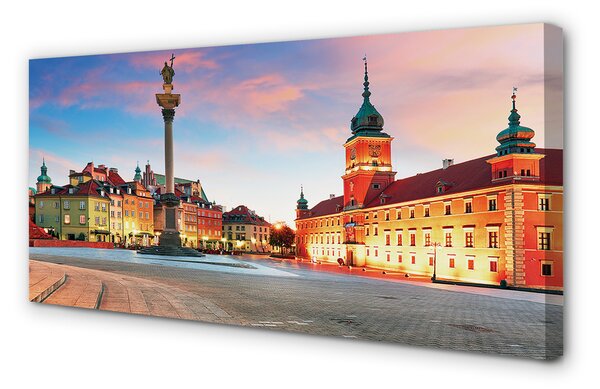 Tablouri canvas Sunrise Varșovia oraș vechi