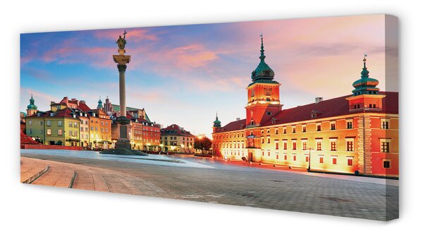 Tablouri canvas Sunrise Varșovia oraș vechi