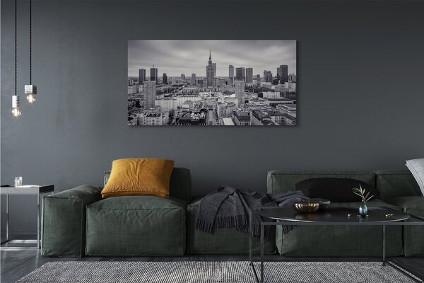 Tablouri canvas panorama Varșovia zgârie-nori