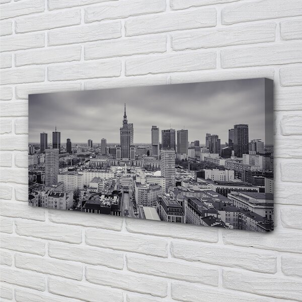 Tablouri canvas panorama Varșovia zgârie-nori