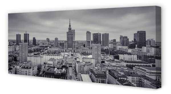 Tablouri canvas panorama Varșovia zgârie-nori