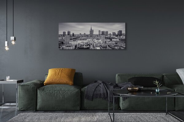 Tablouri canvas panorama Varșovia zgârie-nori