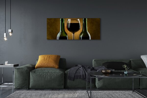 Tablouri canvas 2 sticle de vin de sticlă