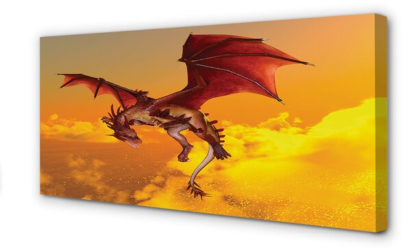 Tablouri canvas Cer nori dragon