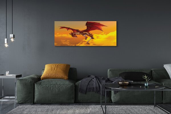 Tablouri canvas Cer nori dragon