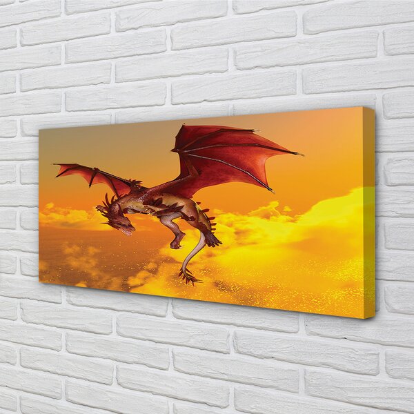 Tablouri canvas Cer nori dragon